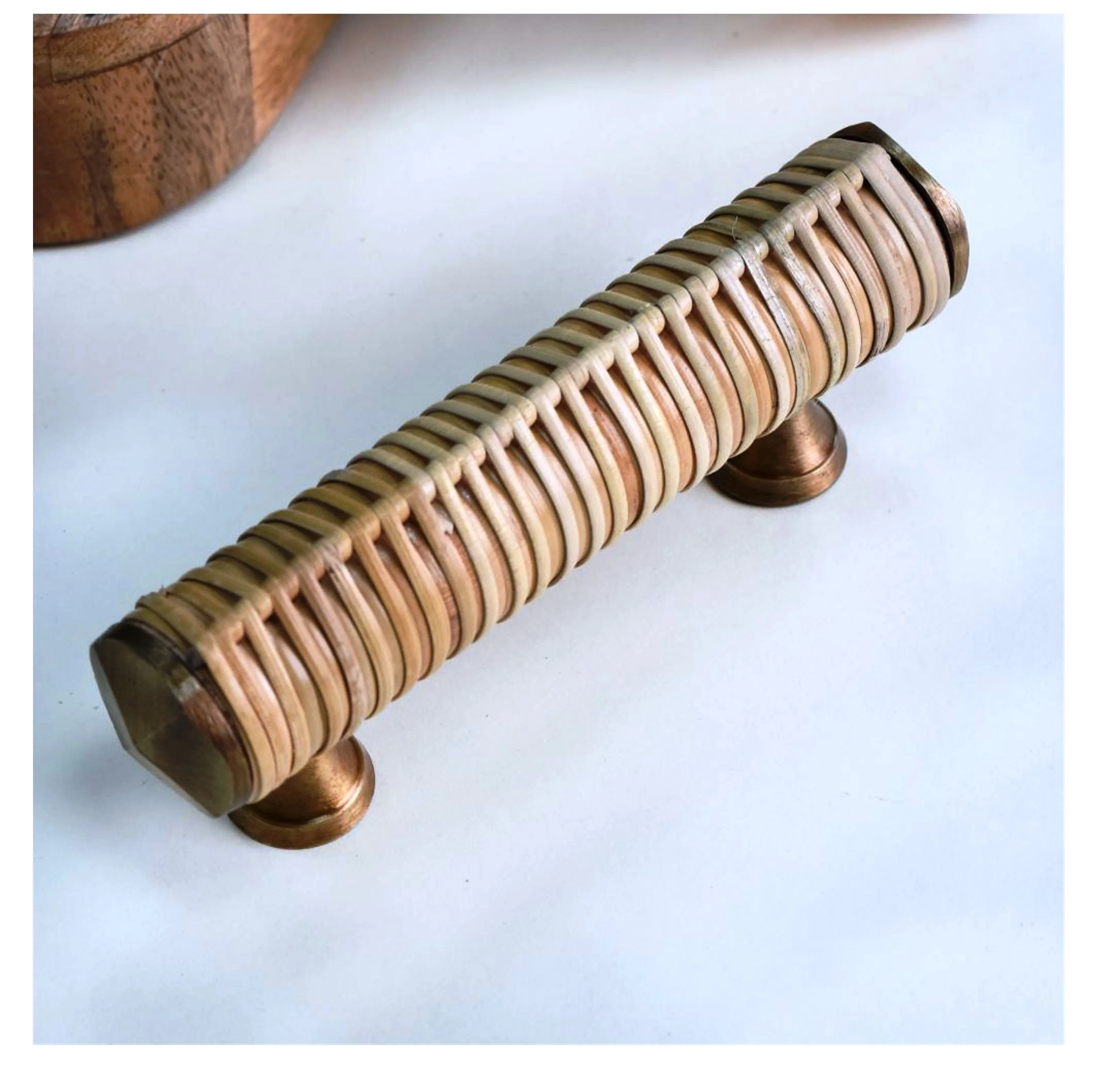 Prime Line Bi Fold Door Pull Knob With Screw Wood Luxury Wood Resin