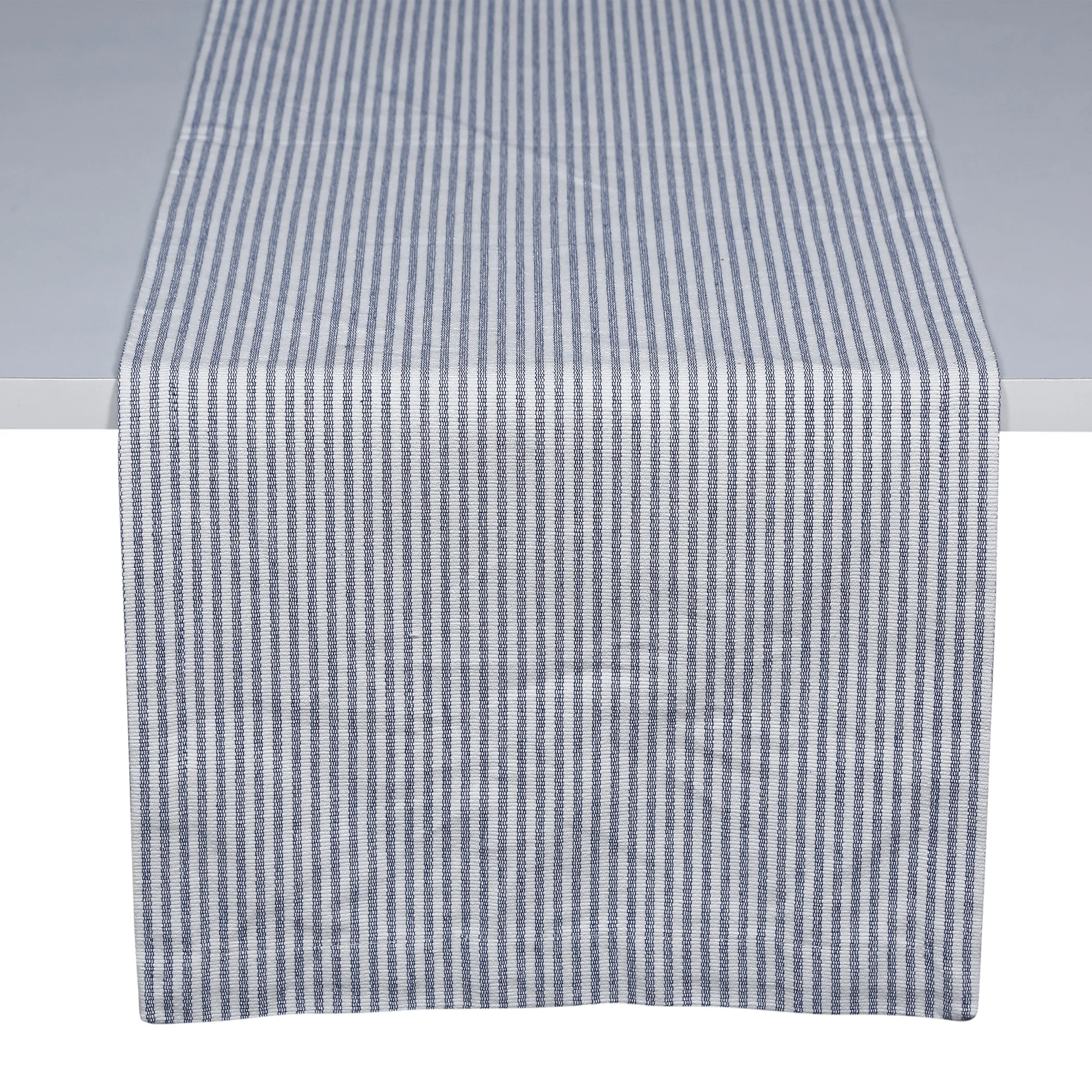 Certified Grade Cotton Ticking Stripe Vintage Luxury Table Runner