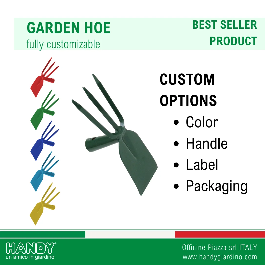 Seymour European-Style Grape Hoe – Hickory Handle & Steel Blade, Stays Sharp, Weeding Tool