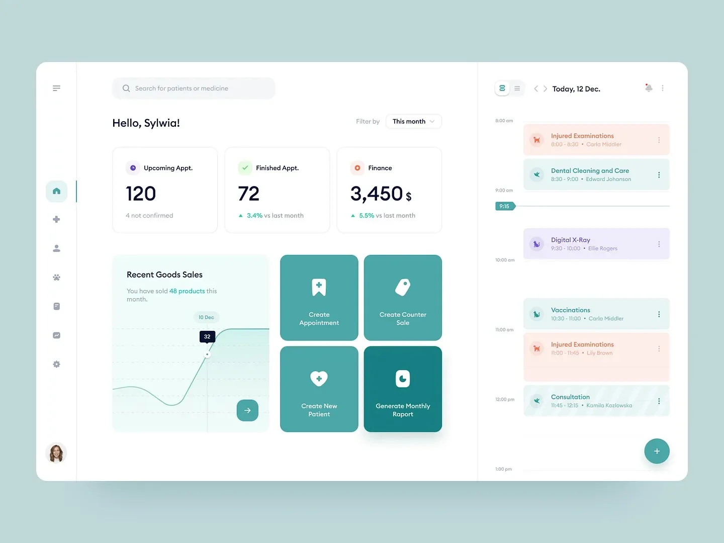 Medical Dashboard