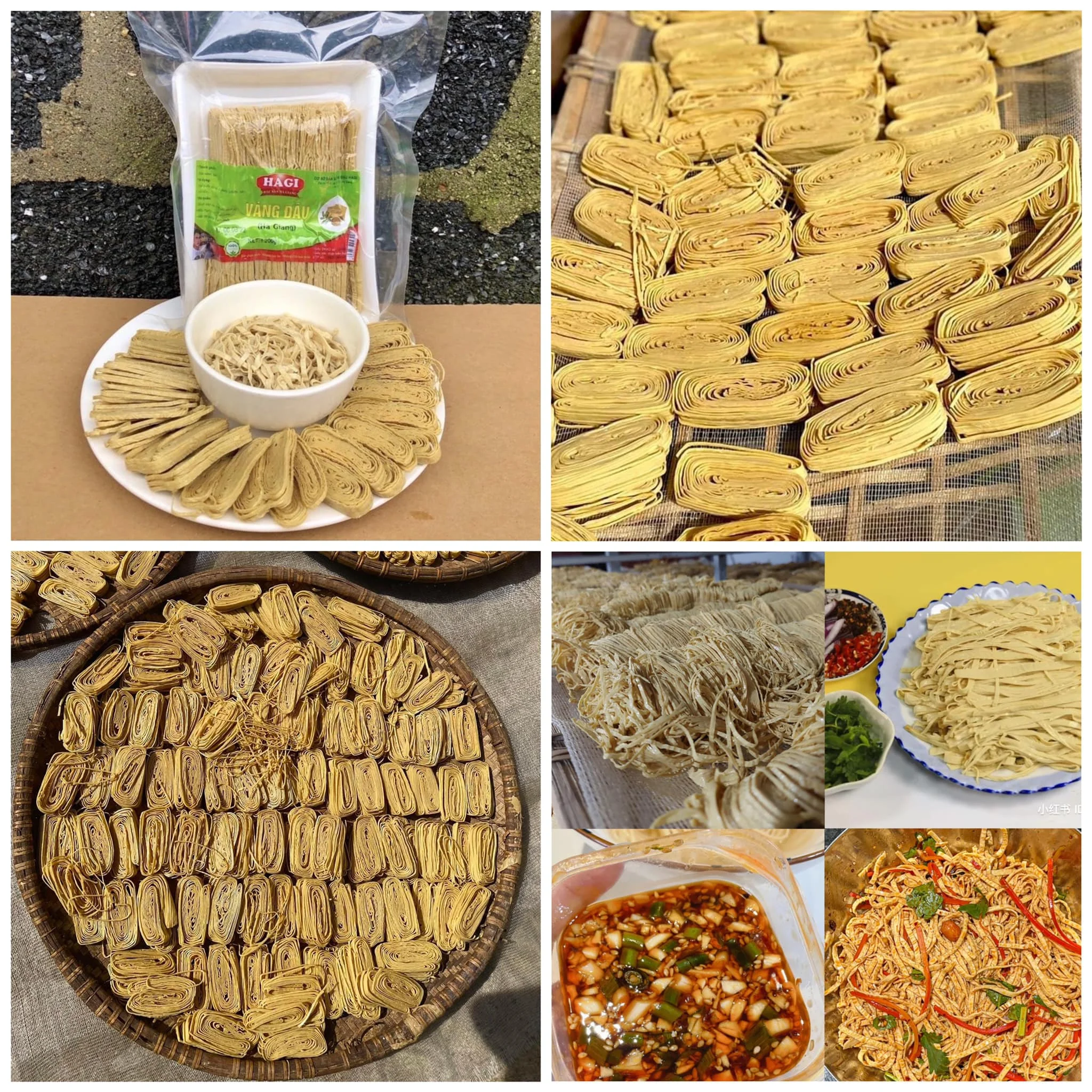 Dried Soybean Curd Sticks Wings Shaped Vegetarian Tofu Skins