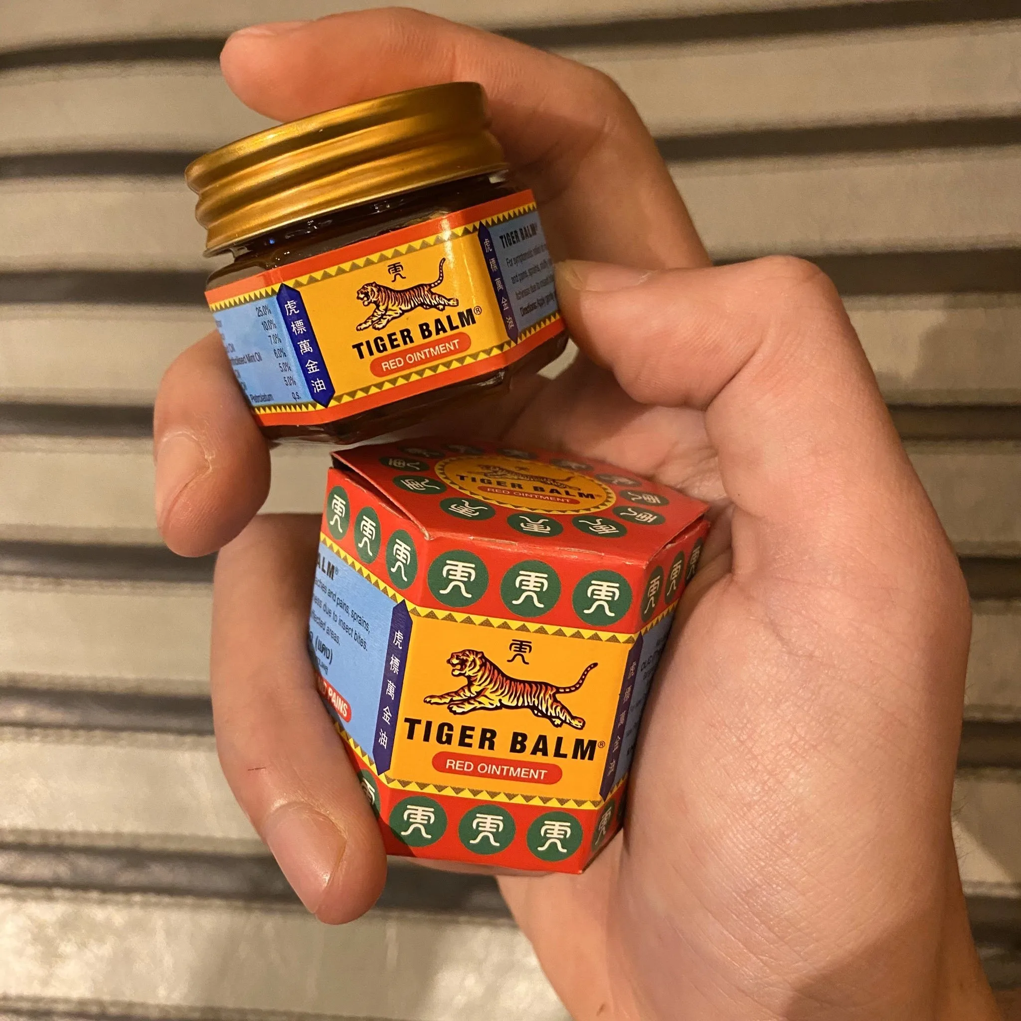 Tiger Balm Red Thailand Massage To Relieve Sprains And Bruises Muscle