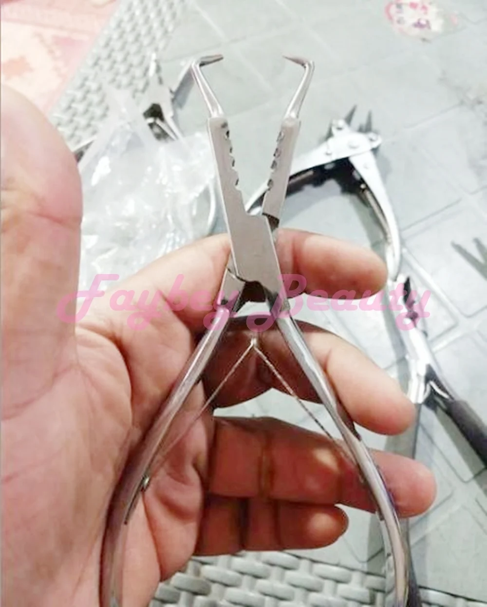 Stainless Steel Hair Extension Plier Multifuncti Hair Extension Tools