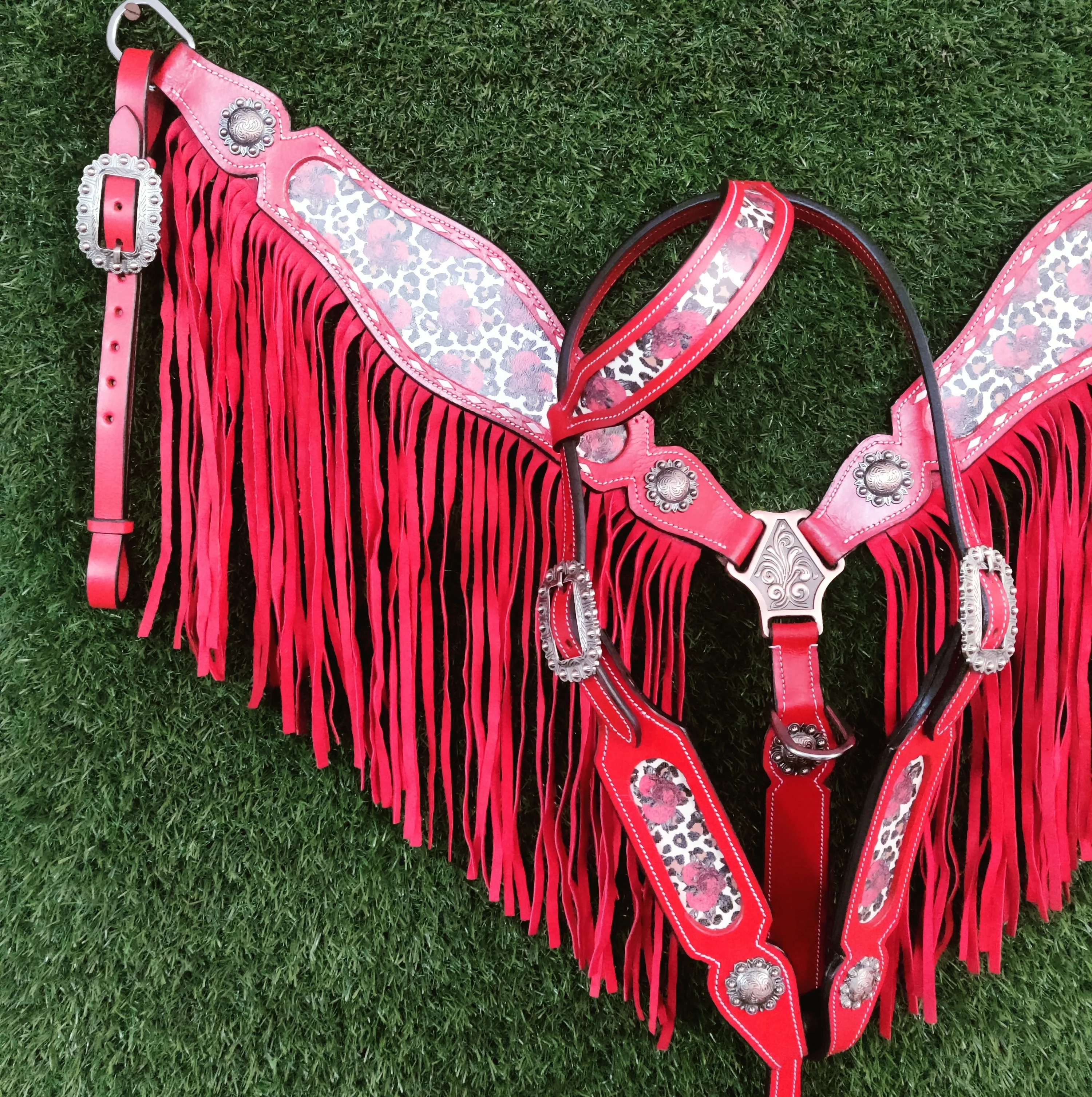 Adjustable Leather Western Horse Headstall For Horse Lightweight