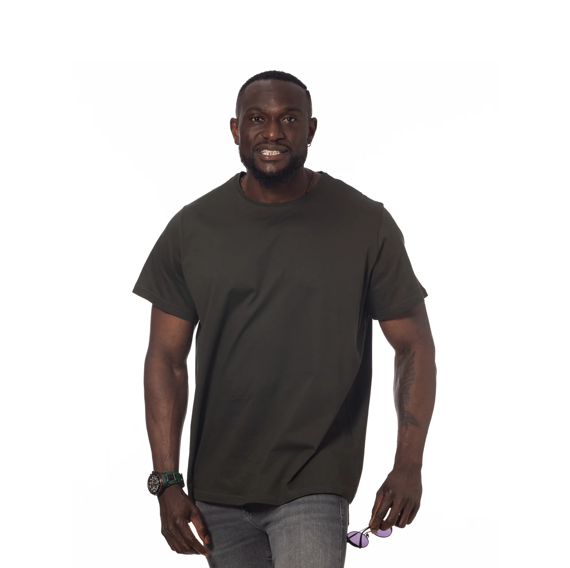 T Shirts For Men 100 Cotton Khaki Color Crew Neck Custom Printed t-shirts-for-men-100-cotton-khaki-color-crew-neck-custom-printed