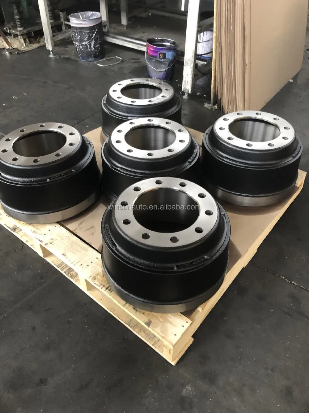 High Quality Truck Brake System Spare Parts Rear Axle Brake Drum Oem 435121341 435121341 For