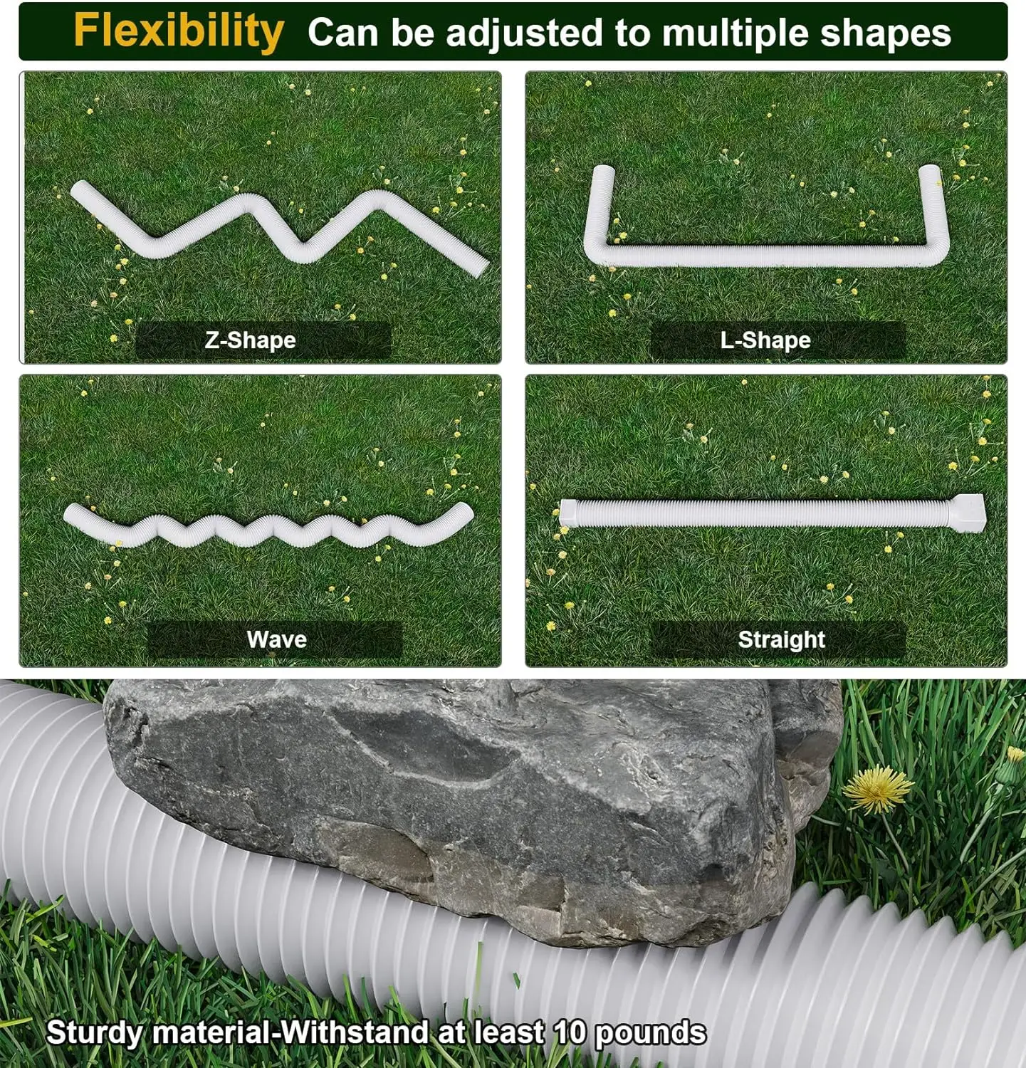 Buy Wholesale Downspout Extender For Rainwater Drainage Flexible,Down