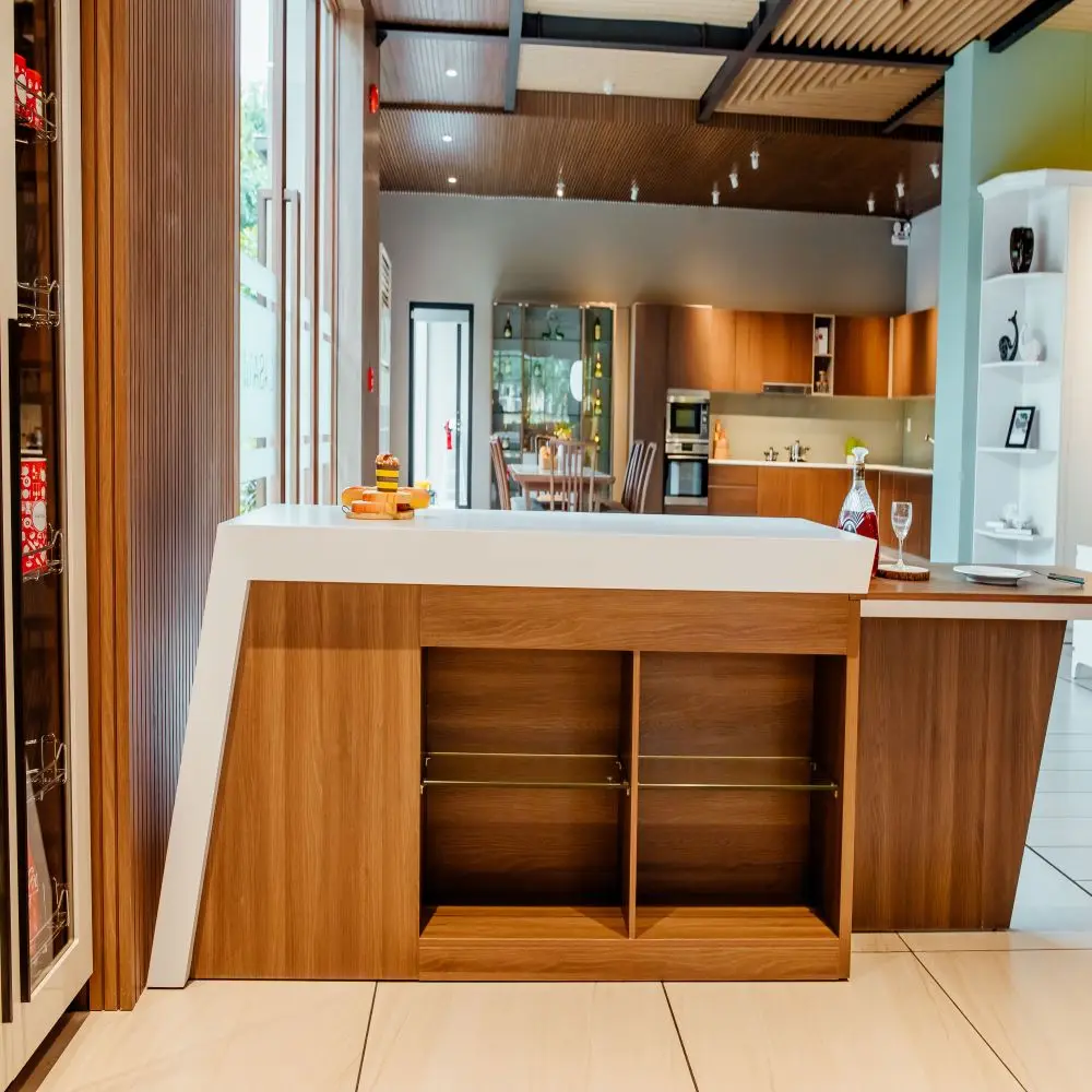 Modern Designs Kitchen Good Price Wooden Furniture Customized