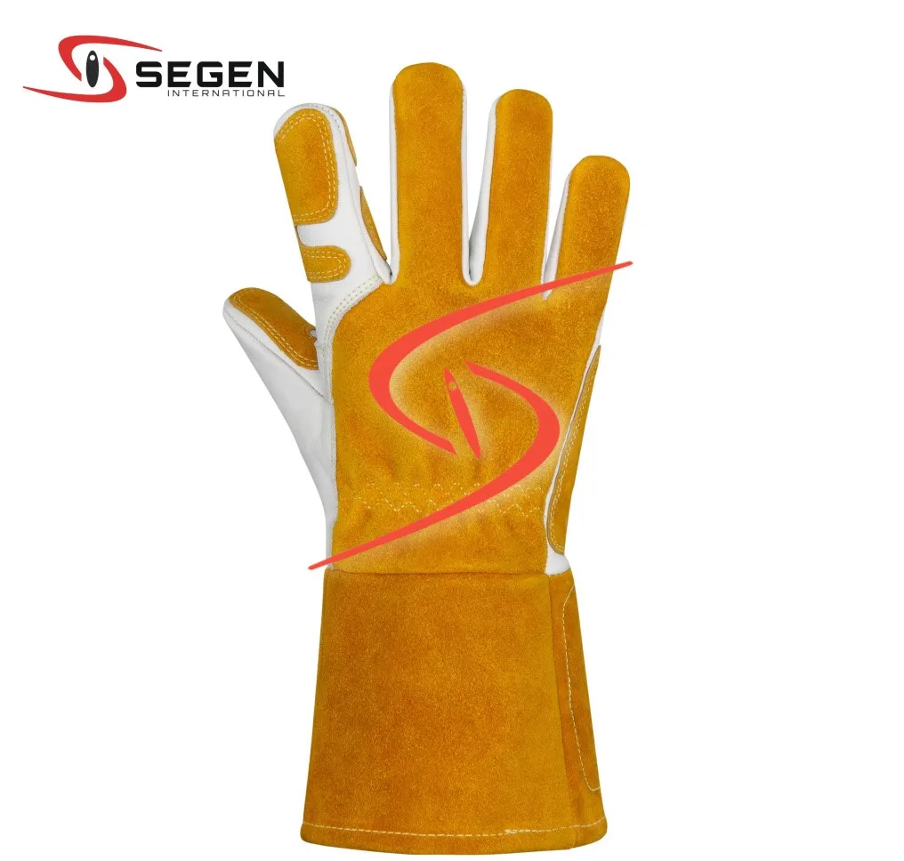Top Grain Tig Welding And Plasma Cutting Gloves/argon Welding Gloves