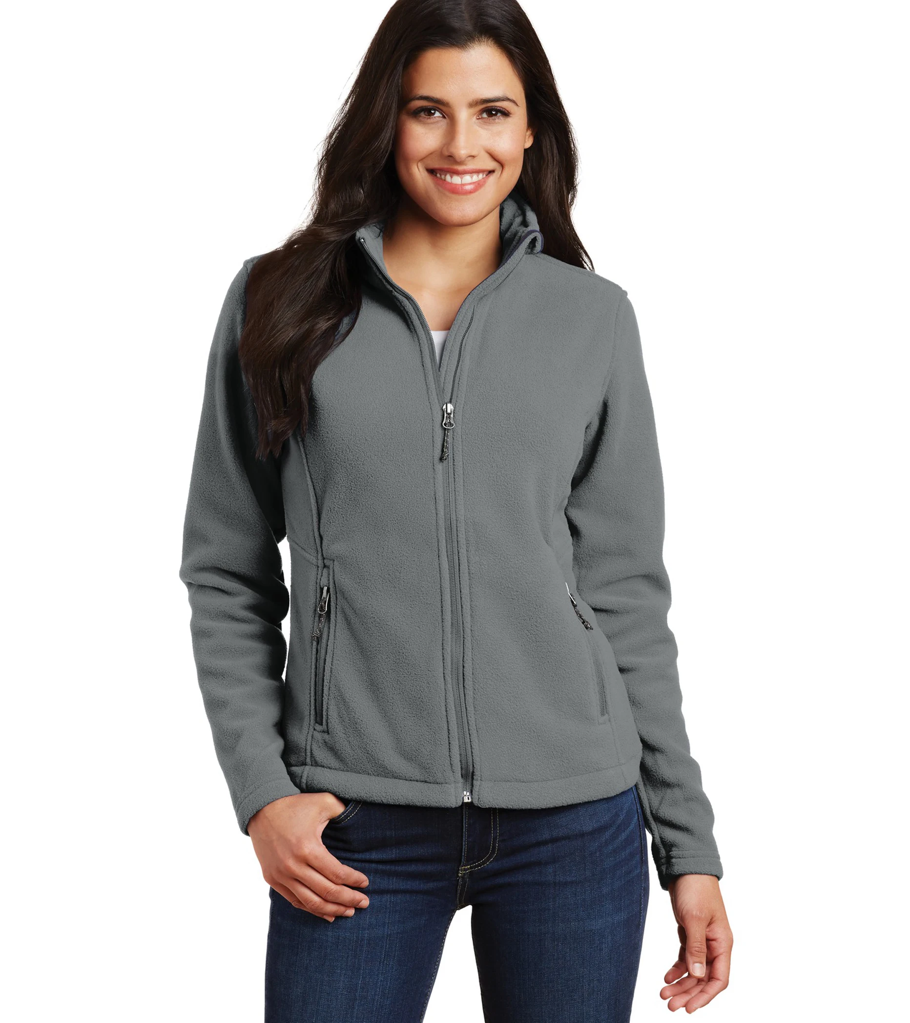 Swiss Alps Women's Lightweight Polar Fleece Jacket – Full-Zip, Cozy Sherpa Lined, For Fall & Winter