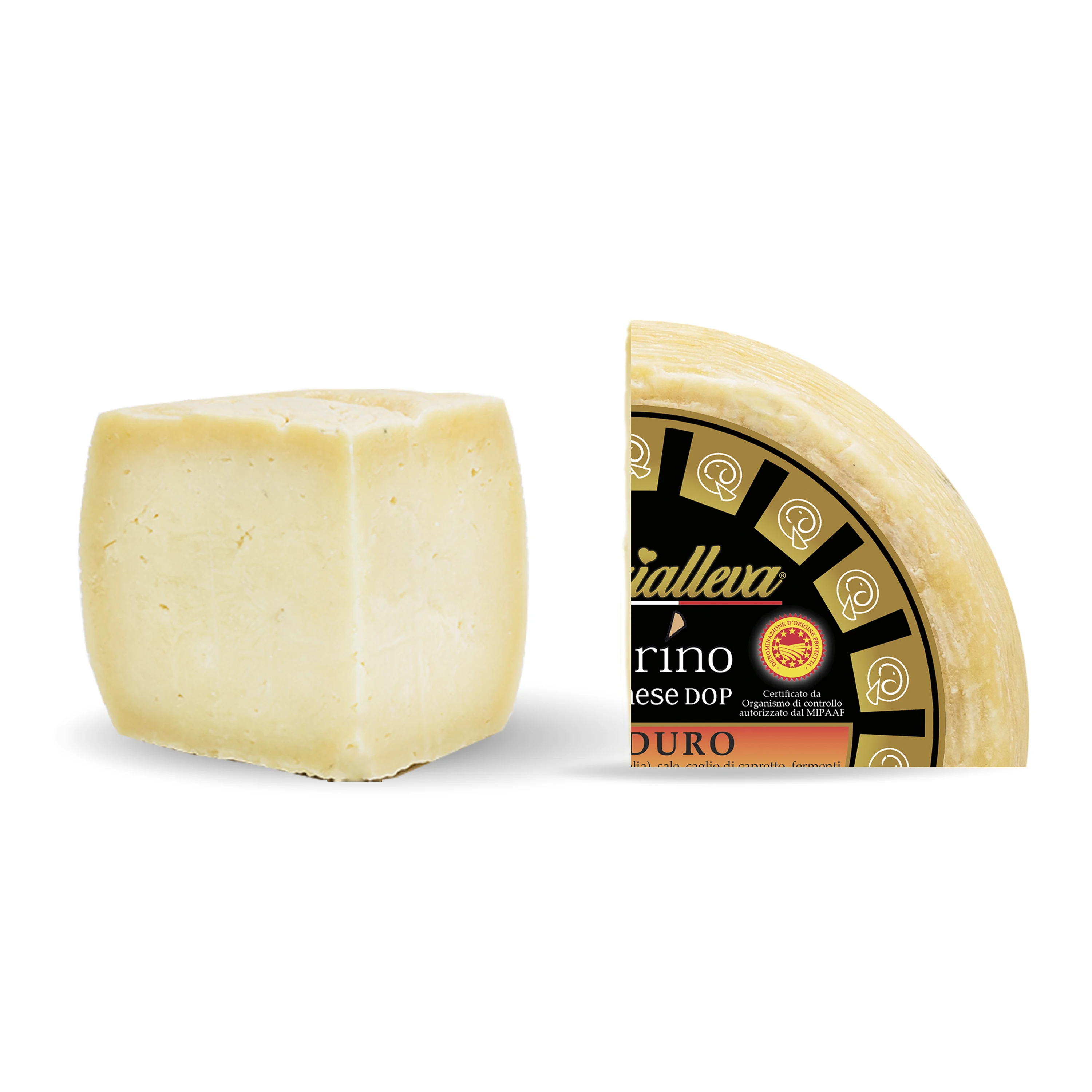 อิตาลีกึ่งแข็งแกะชีส Pecorino Crotonese Pdo 0,500กิโลกรัมประสบการณ์อาหา