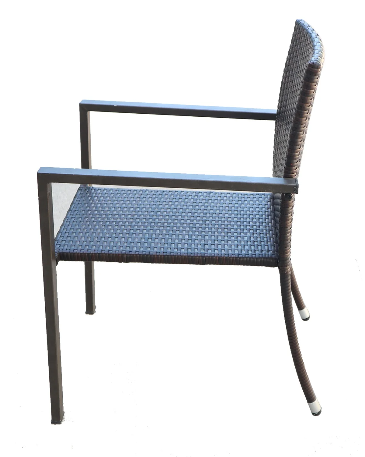 Pe Rattan Wicker Garden Furniture Double Chairs With Armframe - Buy ...
