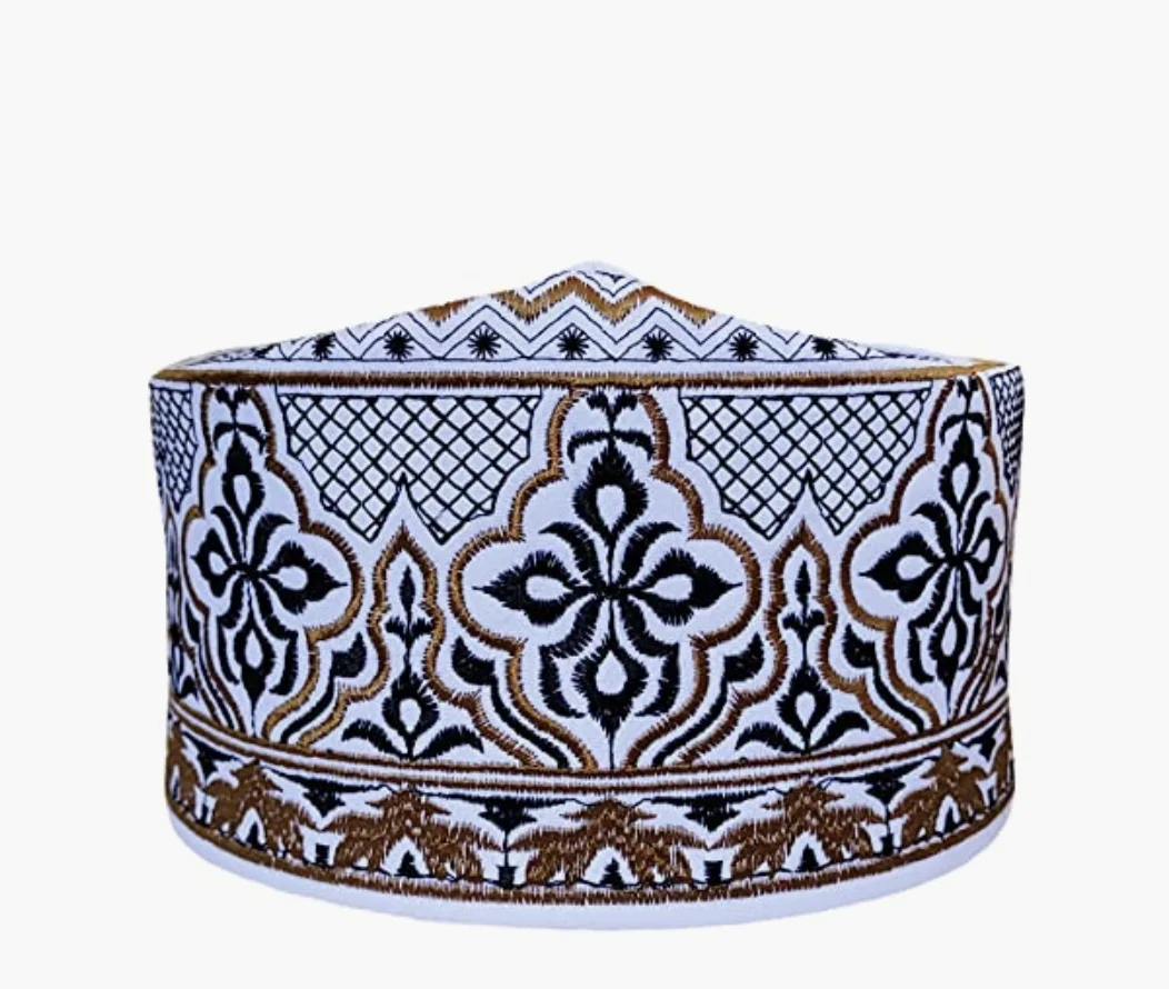 Embroidered Barkati Top Islamic Namaz Praying Cap For Men Buy Islamic