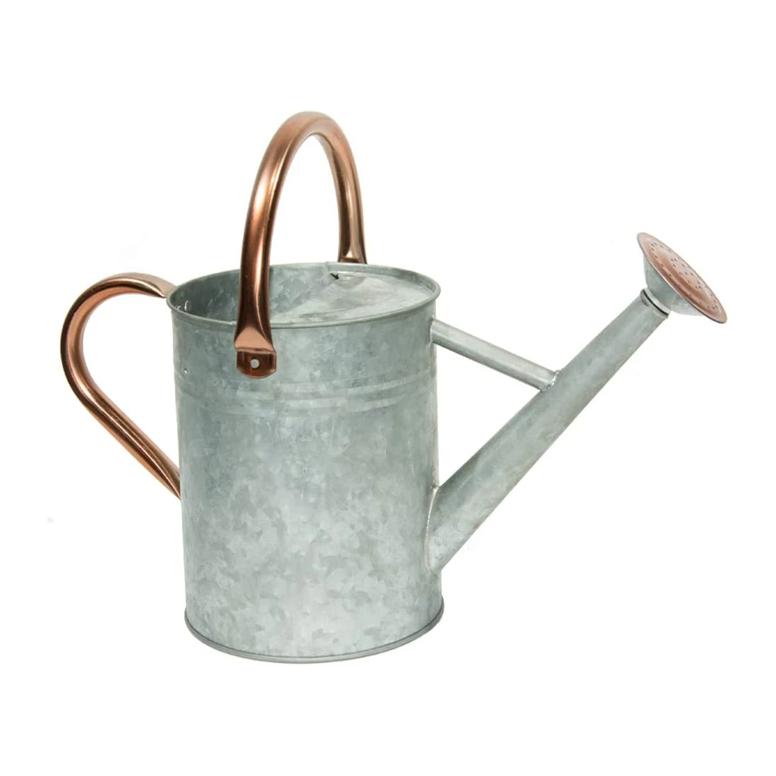 Copper Polished Handle Watering Can Galvanized Metal Watering Can