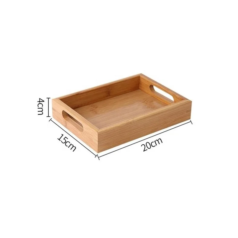 Wooden Rectangular Tea Tray Solid Wood Serving And Decorative Trays For
