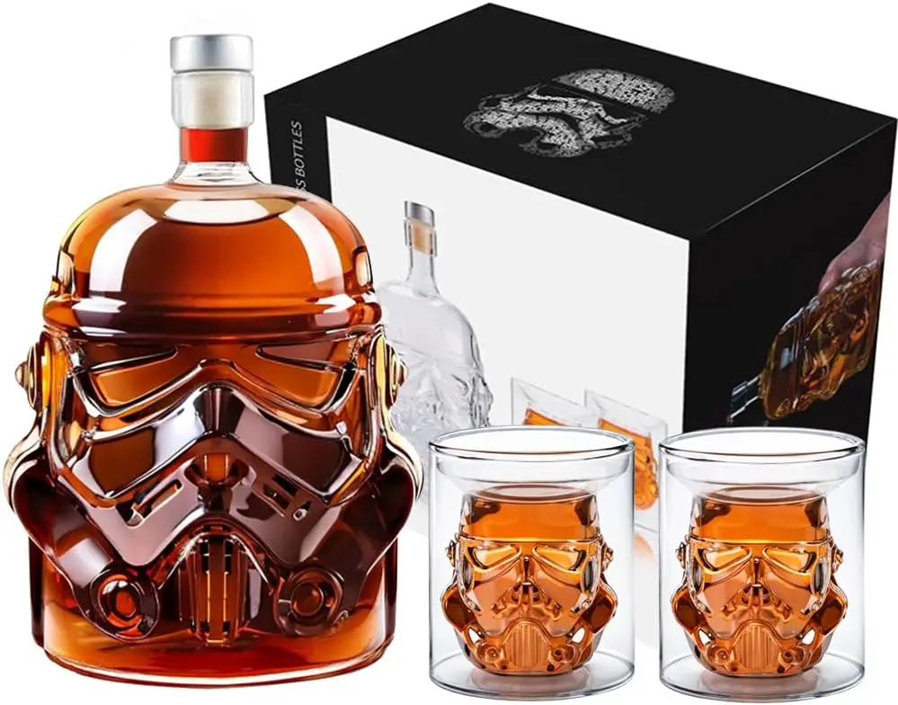 Transparent Creative Flask Set