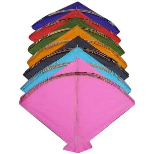Traditional Paper Kite Patang Large Size,Multi Color Indian Hand Craft
