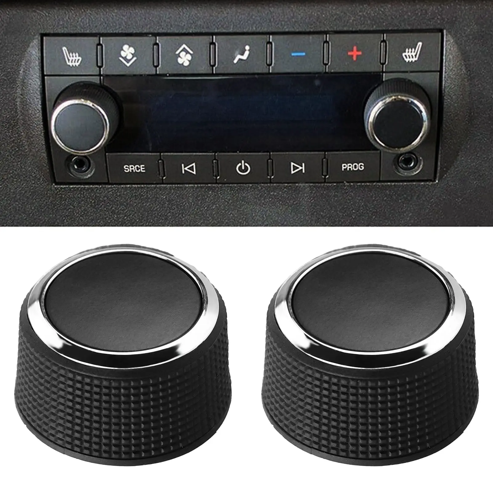 2291-2547 Car Rear Radio Audio Knobs Button