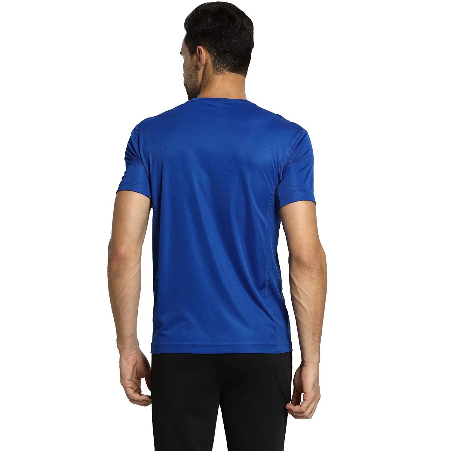 Export Oriented Best Quality Men Tshirt Customizable Casual Solid Color O Neck Short Sleeve Slim 