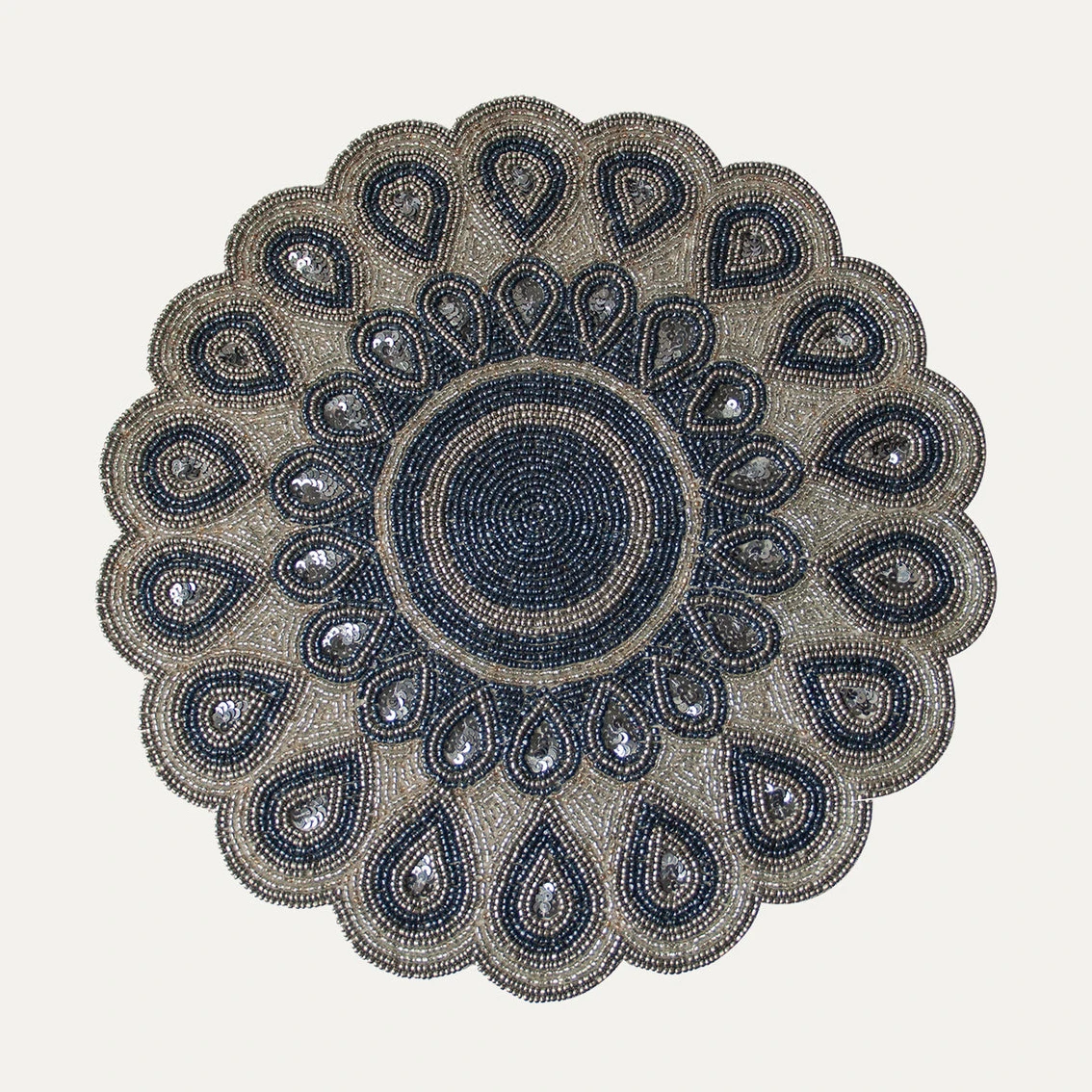 High Quality 2024 Handmade Multi Beaded Placemats Bulk Placemats