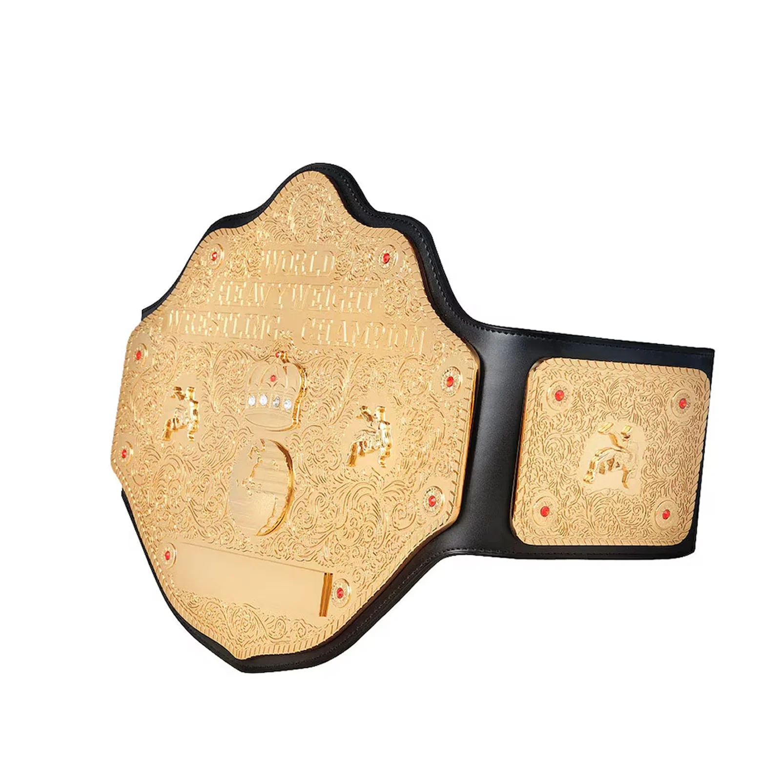 World Heavyweight Big Gold Championship Belt 4mm Adult Size World ...