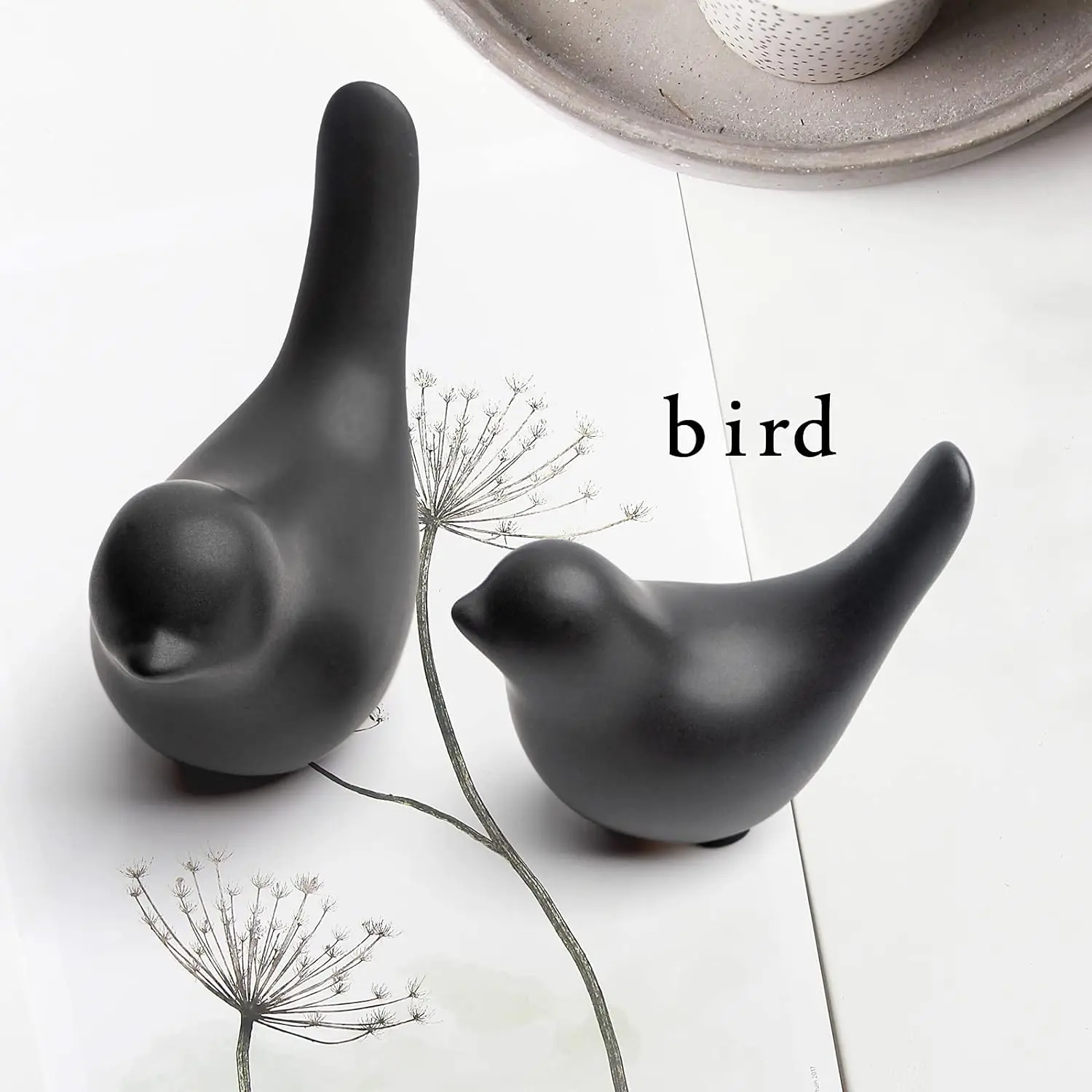 Modern White Birds Statue Wholesale Sculpture Bird Repellant Resin ...