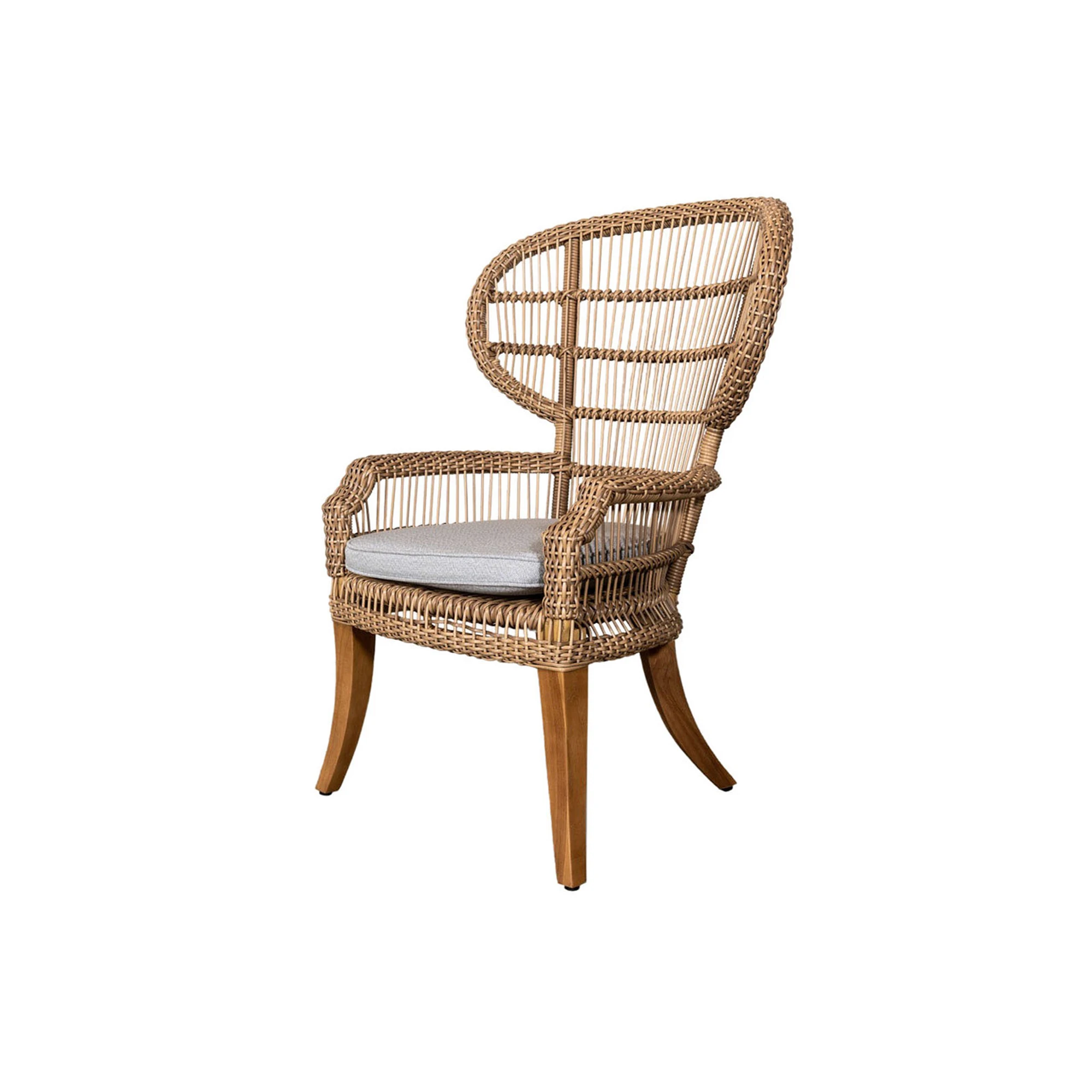 Rattan Lounge Chair Solid Teak Wood Outdoor Best Cushion Karin Buy