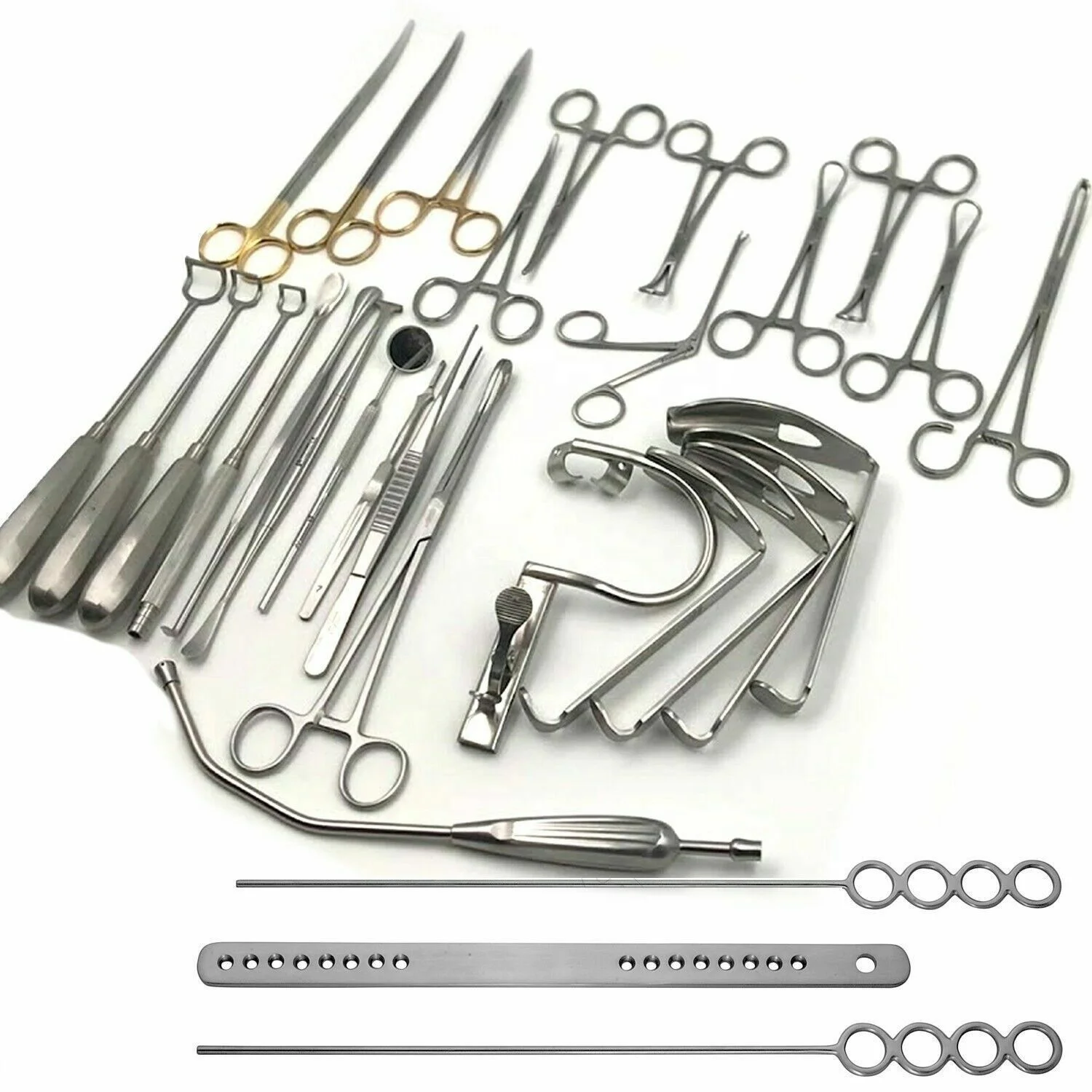 Micro Ent Instruments Reference Medical Surgical Small Ent Instrument Set With Stainless Steel Case Box ...
