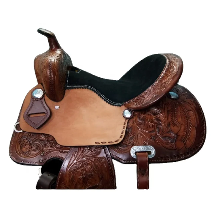 Genuine Horse Saddles Leather Western Horse Saddle With Customized