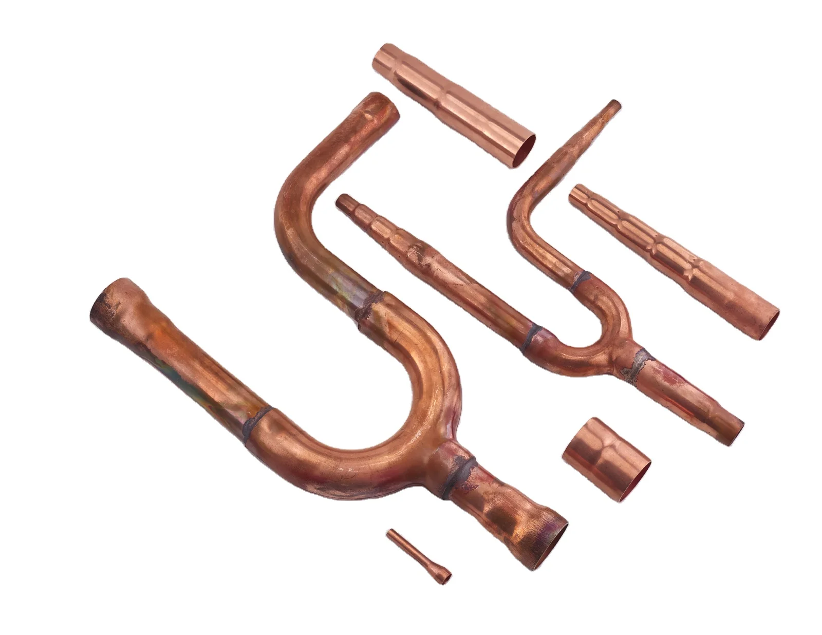Copper Made Vrf Branch Joint Copper Pipe For Hit Series 242 Snk Vrf