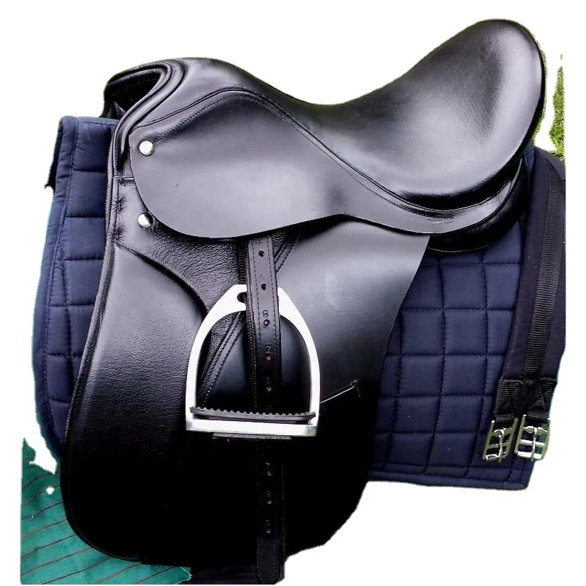 Factory Wholesale Adjustable Horse Leather Saddle Western English