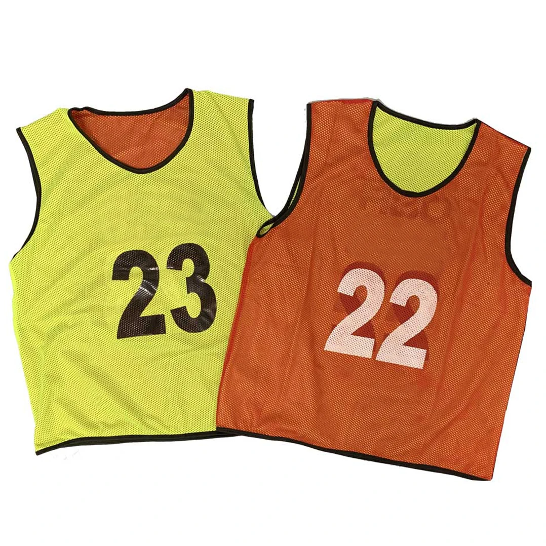 Football Reversible Mesh Bibs/pinnies Adult Sleeveless Soccer Netball