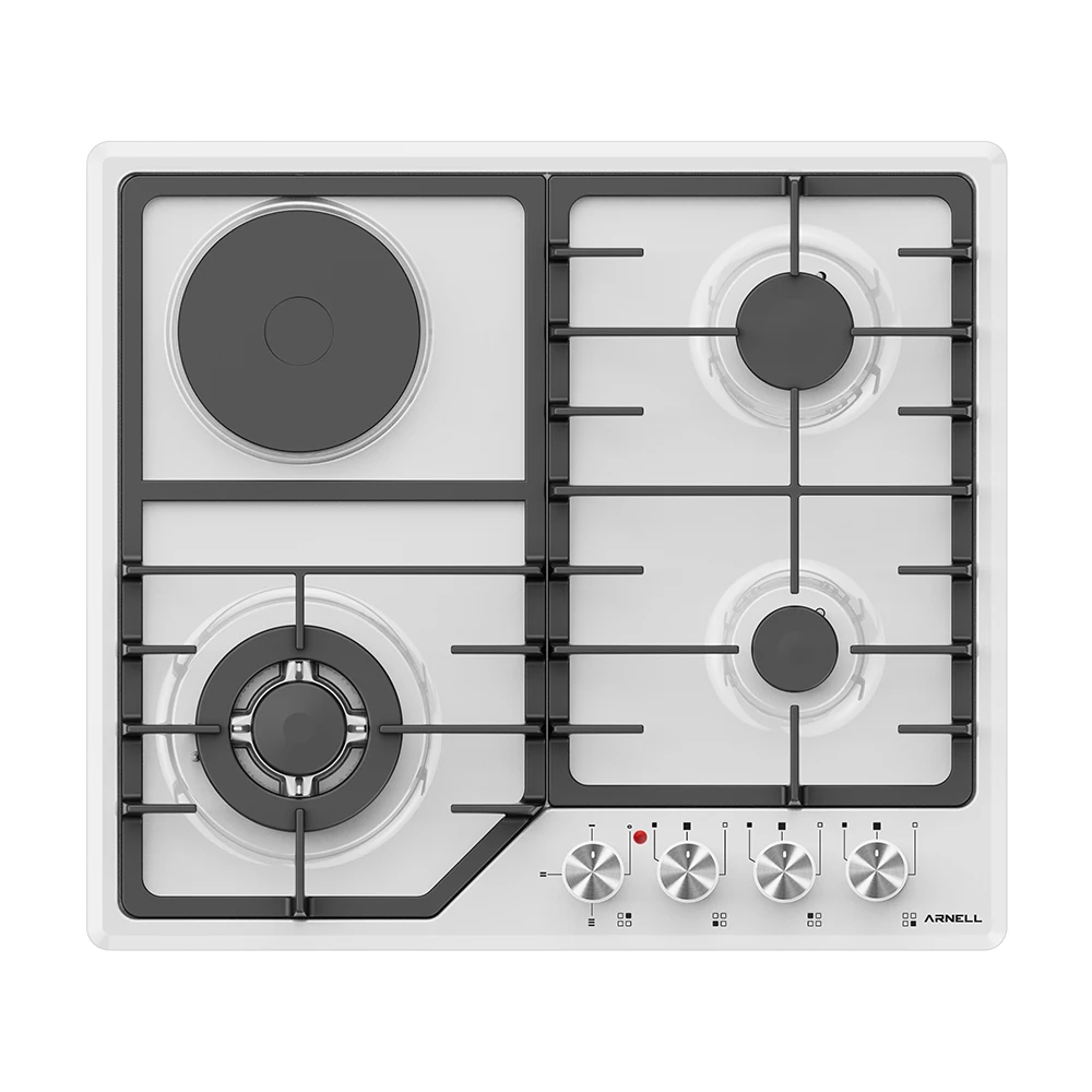Hot Sale 4 Gas Burner Enamel Hob Front Control High Quality Gas Burner