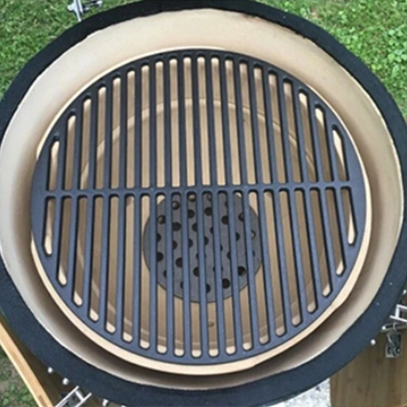 Bbq Campfire Charcoal Grill Cast Iron Grate Grids Sear Grate Fire Pit