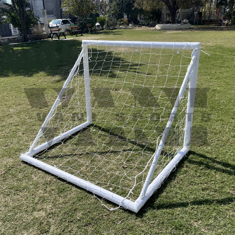 Plastic Football Posts Soccer Training Equipment Folding Plastic 6x4ft Football Goal Post for ...