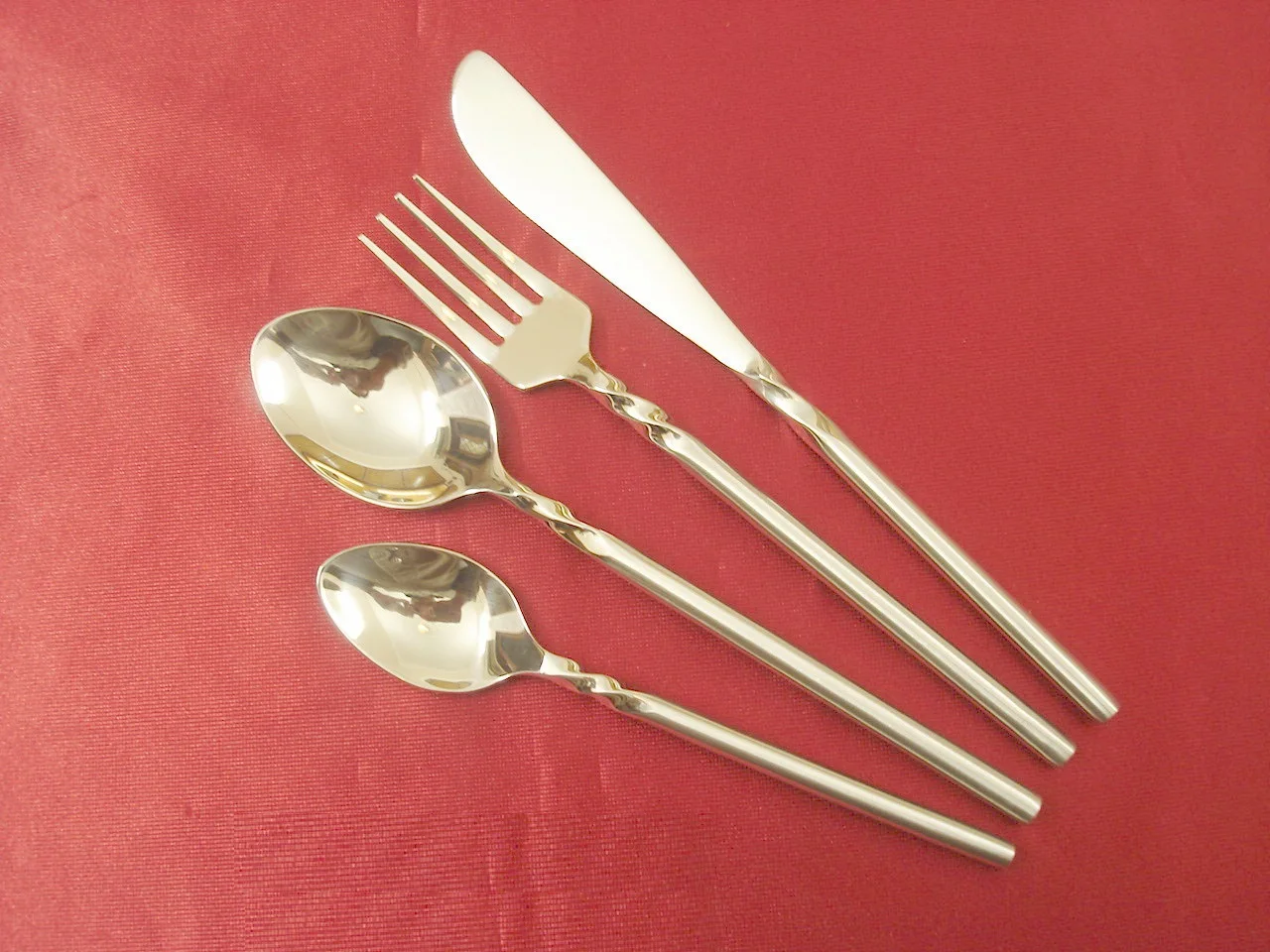 Modern Kitchen Stainless Steel 18/8 Flatware Set Buy Bamboo Flatware