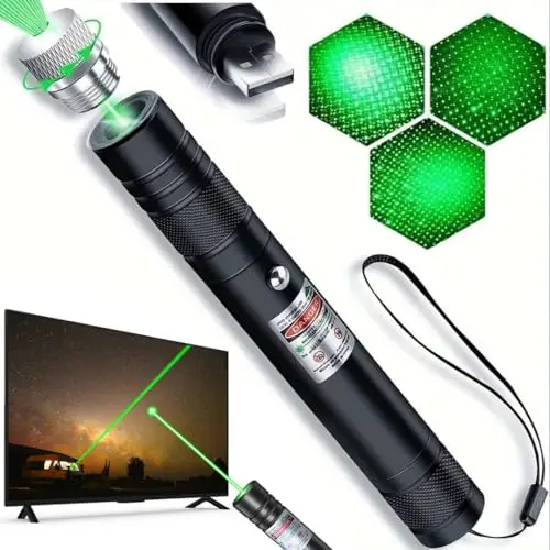 Damflew Green Laser Pointer High Power Pen
