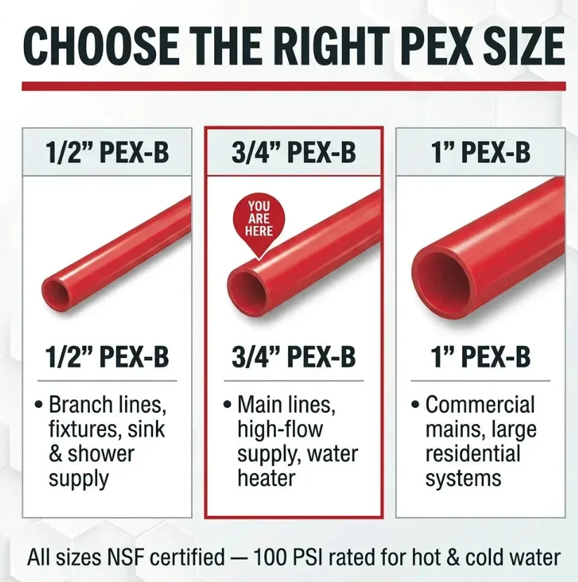 Spécifications techniques BBS PEX-B : Normes NSF 61, ASTM F876 pour l'eau potable et le chauffage