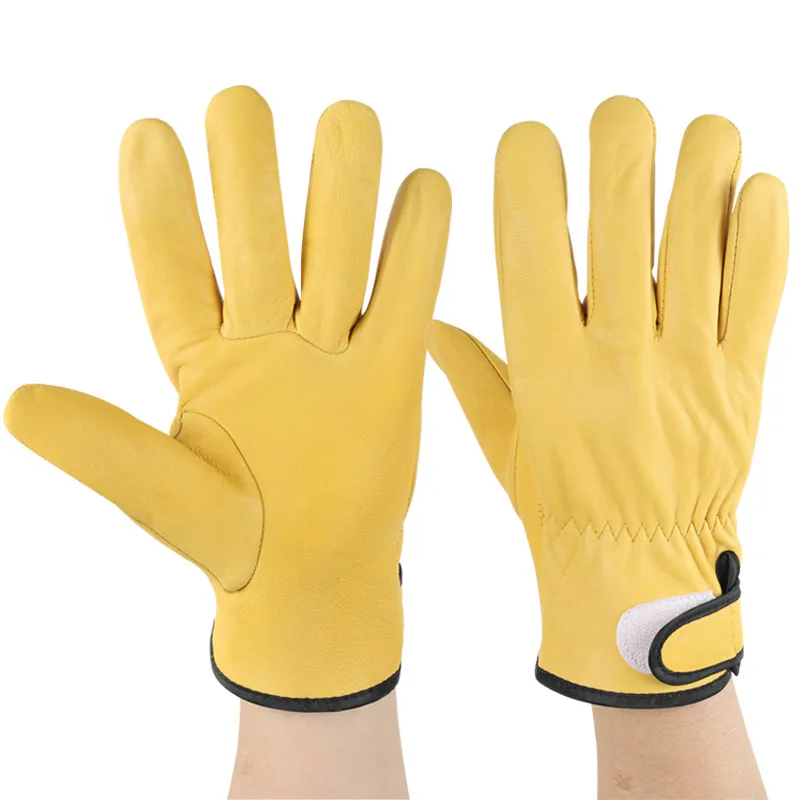 Welding Safety Gloves Customized Logo Heat Insulating Wear Resistance