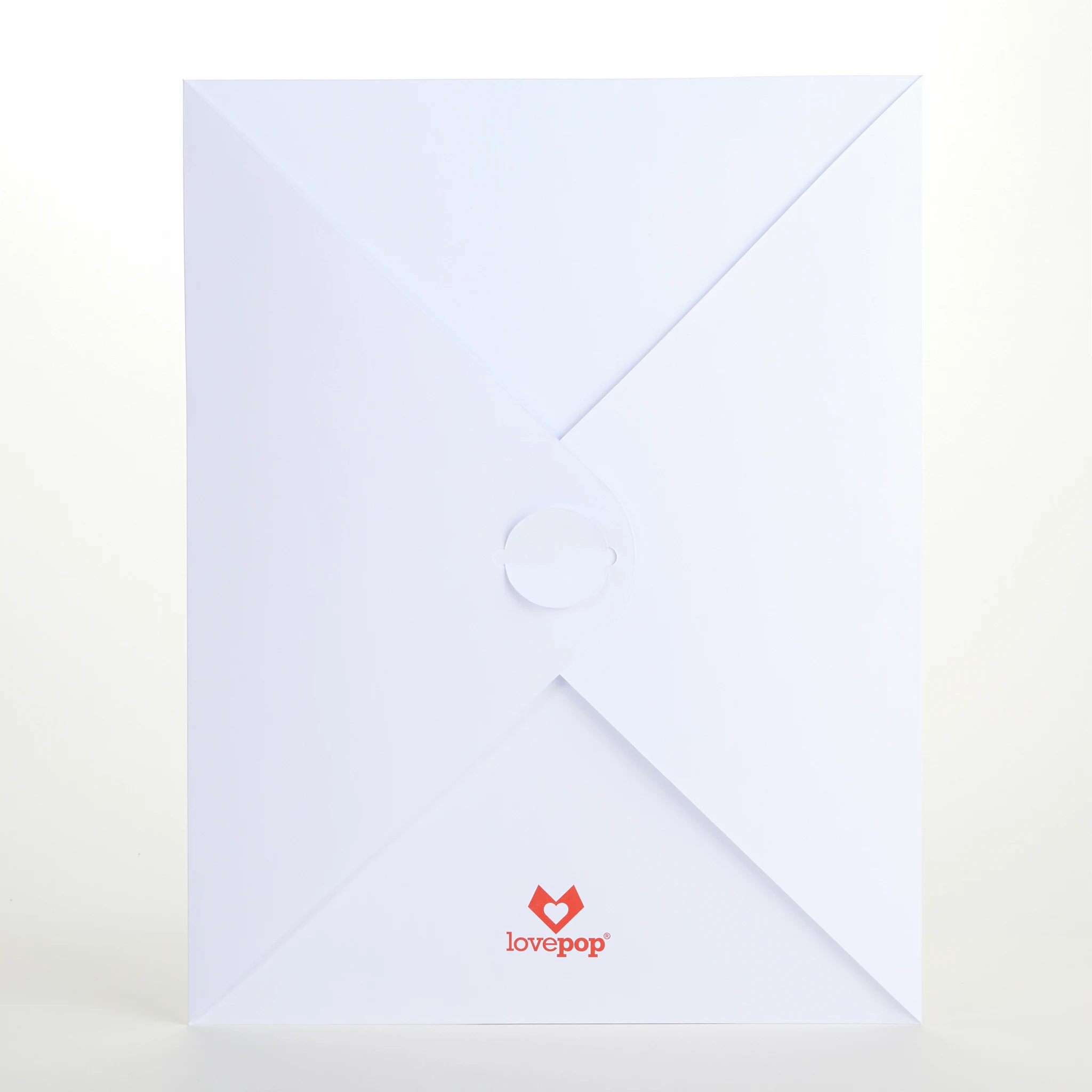 Paper Butterfly Closure Envelope White Paper Envelope With Your Own
