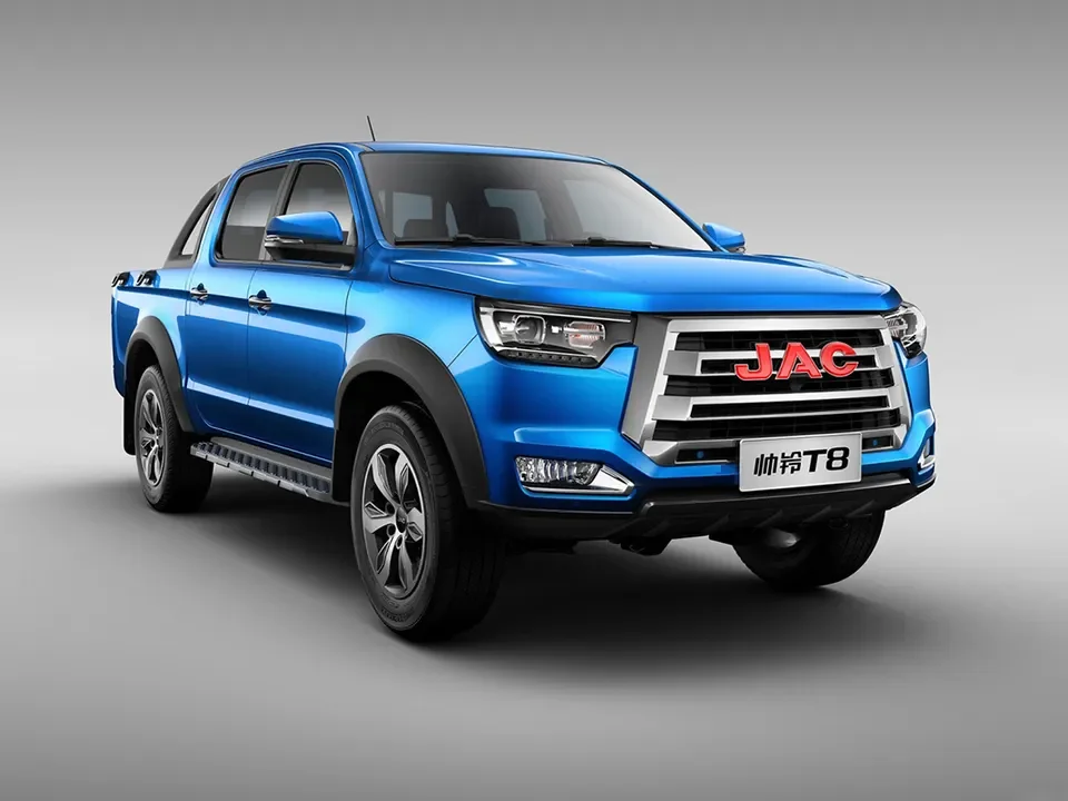 Jac T8 Utility Vehicle Left Hand Pickup Truck 4x4 With Double Cabin