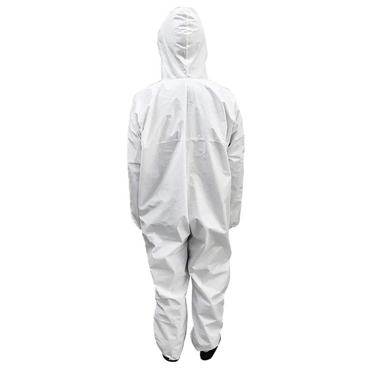 Disposable Chemical Resistant Safety Suit Coverall Protection For