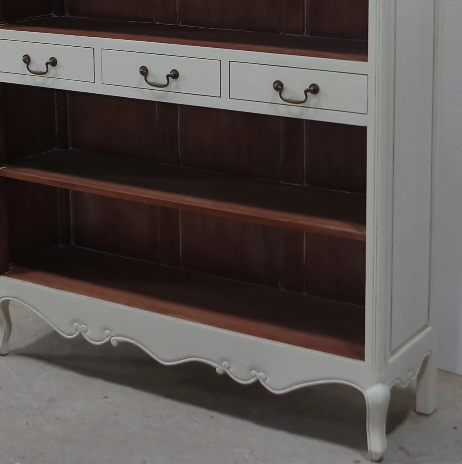 French Furniture Shabby Chic Bookcase Mahogany Indonesia Buy French