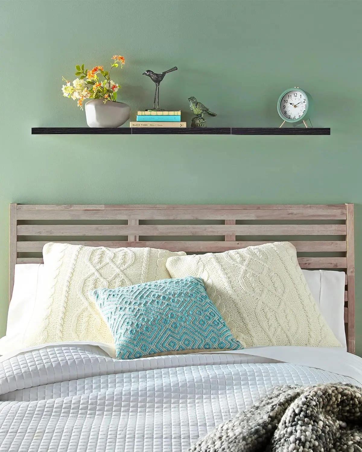 Buy Floating Shelves,Wall Mounted Rustic Wood Shelves For Bathroom