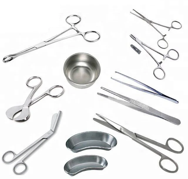 Basic Childbirth Obstetrics Gynecology Surgical Instruments Set Box ...