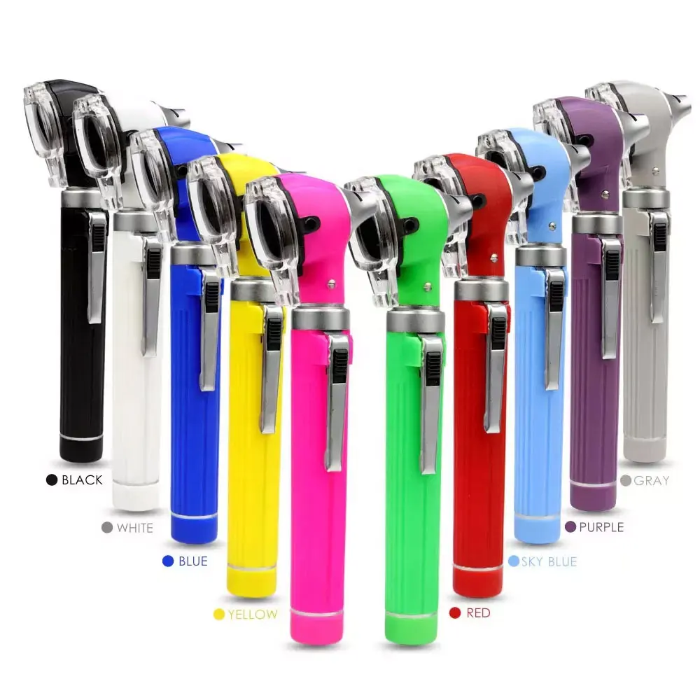 กล้องส่องตรวจวินิจฉัยกระเป๋าจิ๋วไร้สาย,ชุดกล้องส่องตรวจหูพร้อมไฟ Led