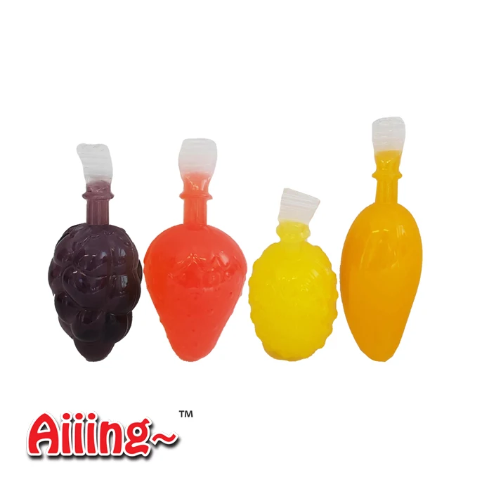 Aiiing Fruit Pudding Drink Tik Tok Fruit Shaped Pudding Grapes
