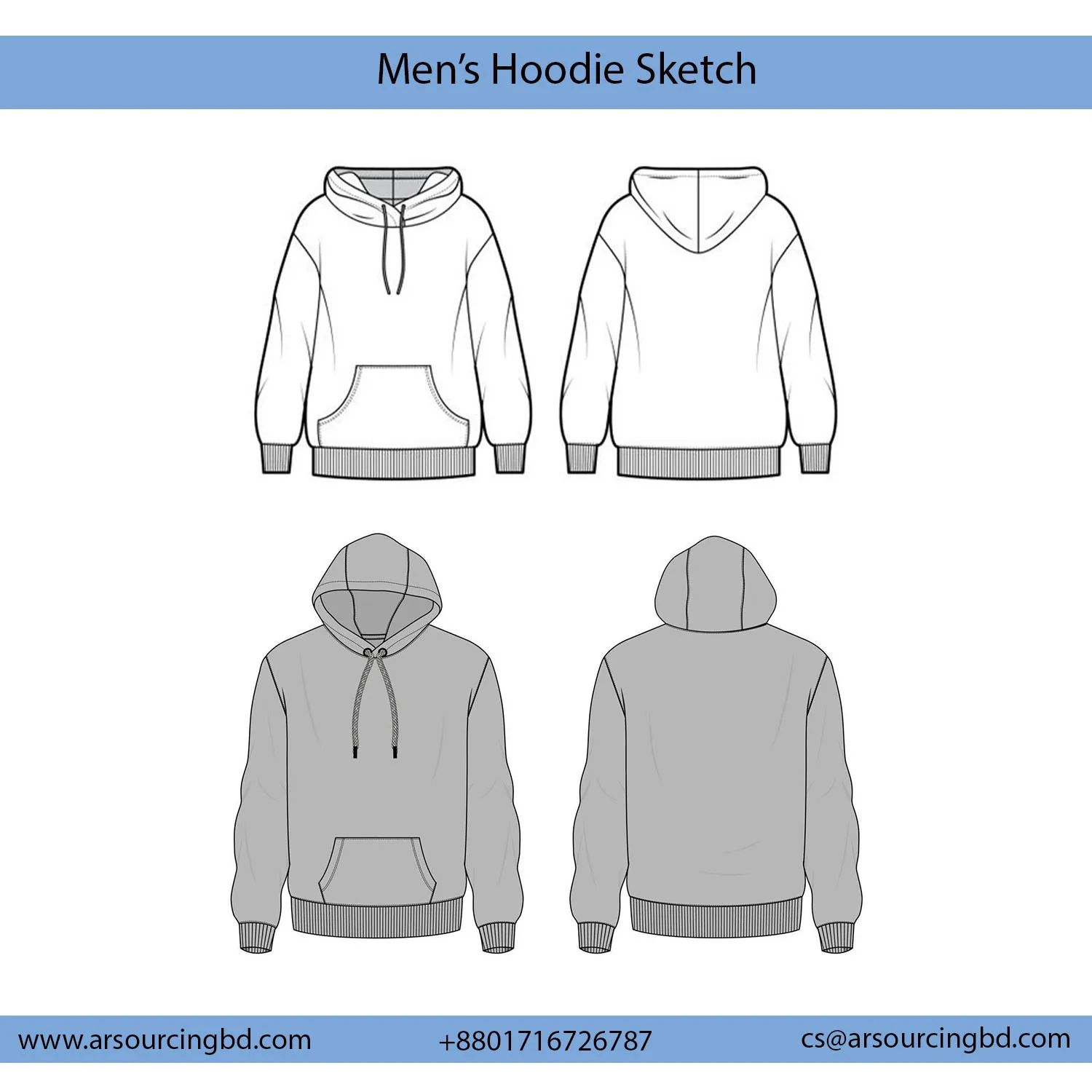 2023 Top Style Hoodies Men's 100 Cotton Heavy Weight Luxury Quality