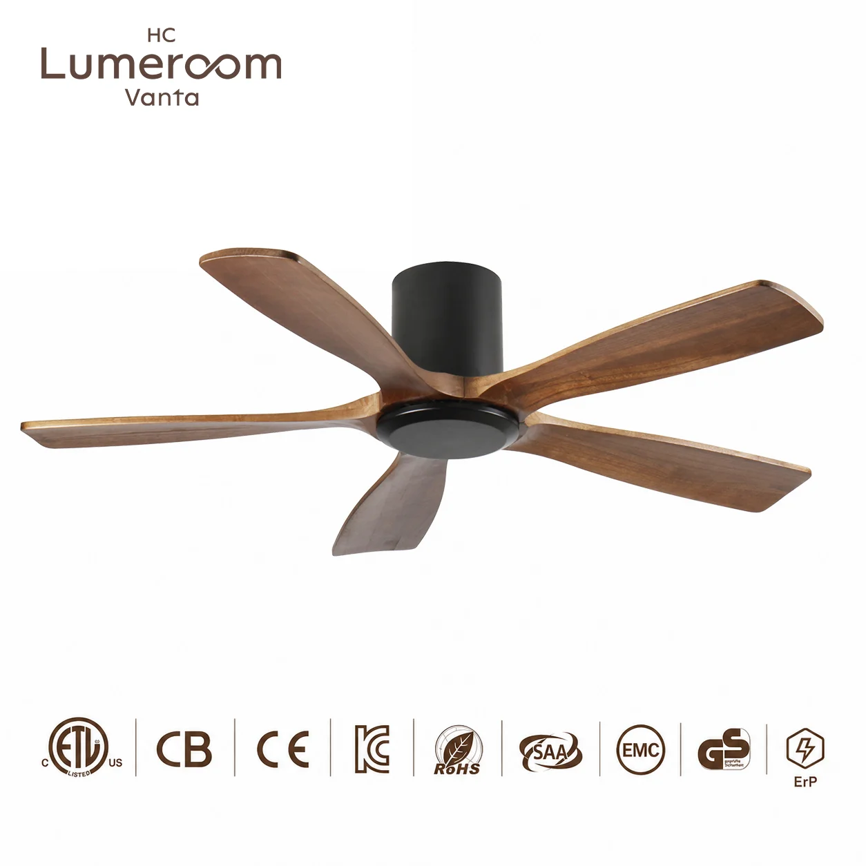 Ceiling Fan, USA, 50 W(0.07hp), Solid Wood + Metal - detail 12