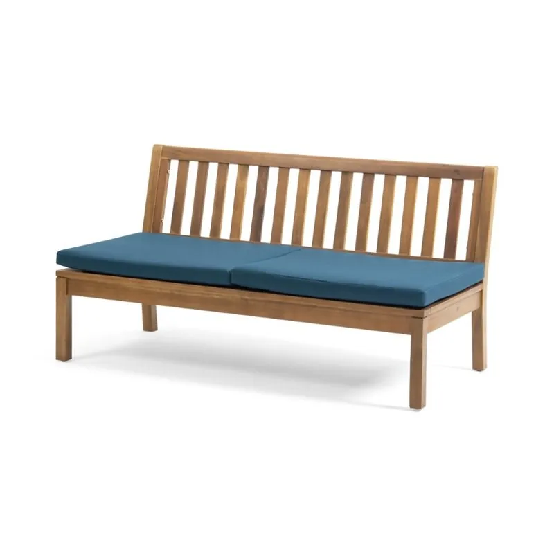 Modern Design Outdoor Sofa Set Teak Wood Bench Table And Chairs Tosca